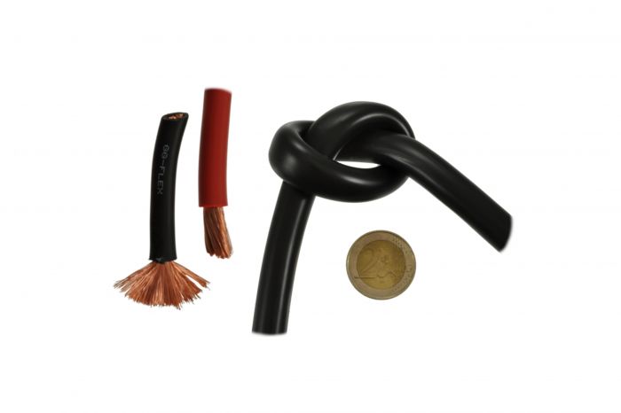 CABLE 25mm² HIFLEX BLK 50m  25 EXTRA SOUPLE