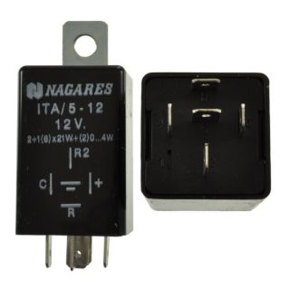 FLASHER 12V +/-/C/R/R2  FU 5 PINS FR