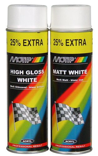 MOTIP PEINTURE BLANC MAT 500ML 04002