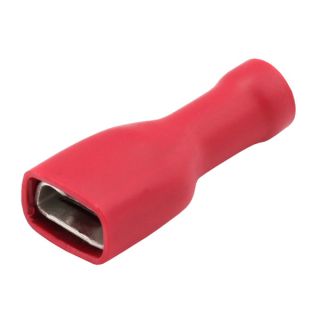 [BL 1541RED] COSSE FEMELLE 10 PIECES 6.3 mm  BL 1541RED