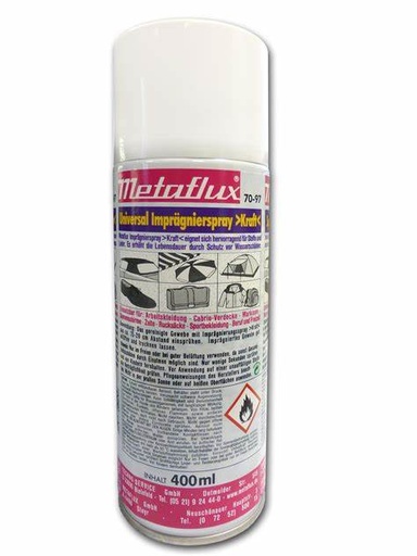 [70-97] Metaflux spray imperméabilisant, contenu: 400 ml 7097