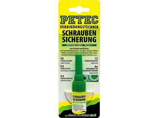 [93005] Petec frein filet à résistance extrême vert 5 gr. blister 93005